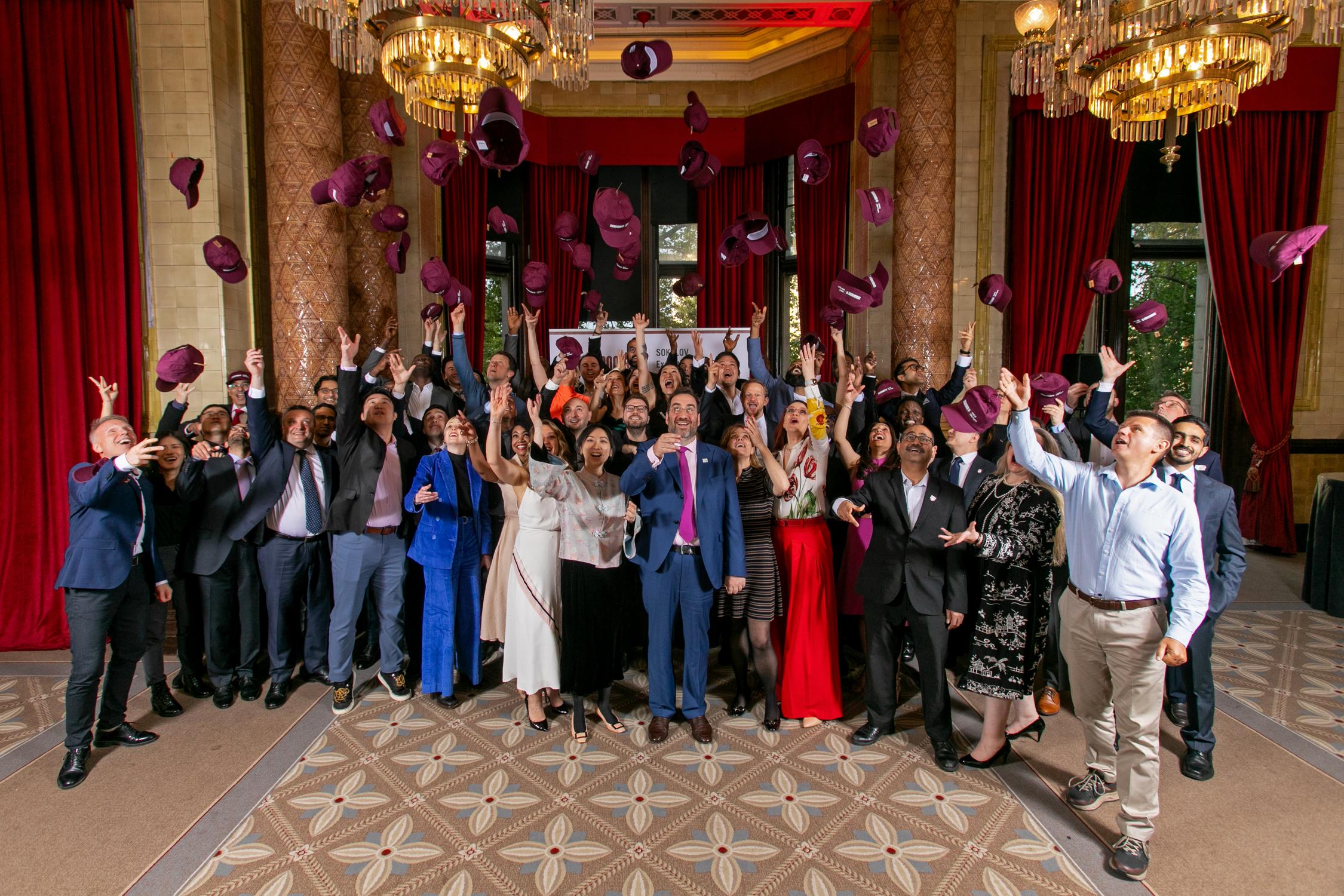 Chicago Booth k.Sokolov Exec MBA Graduation;?Royal Horseguards Hotel, London;?3rd May 2025.???? Pete Jones?pete@pjproductions.co.uk