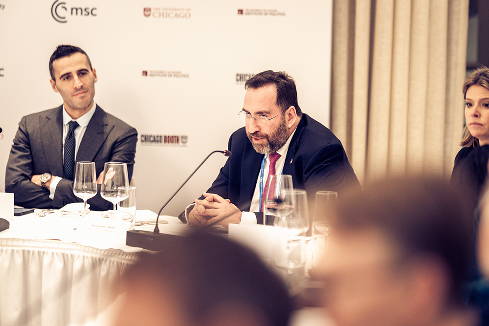 14.02.2026, Munich, MSC2026, Munich Security Conference, Rosewood Hotel › Salon 1: MSC 2026 - Resource Competition vs. Economic Stability: Enabling Decision-Making in a Time of Geopolitical Turmoil
Photo: MSC/Lennart Preiss